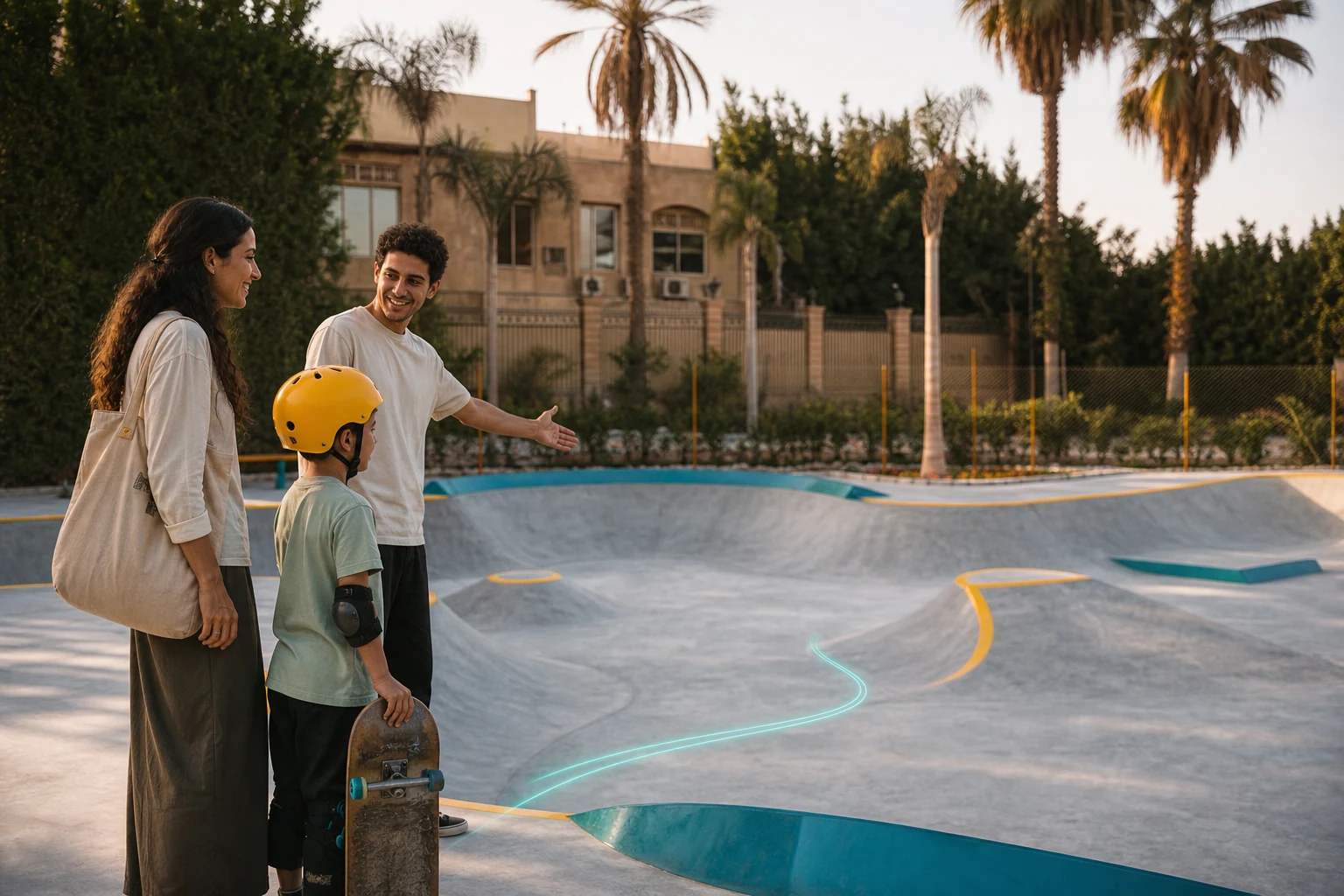 عيلة بتشوف إيجي سكيت بارك الحقيقي