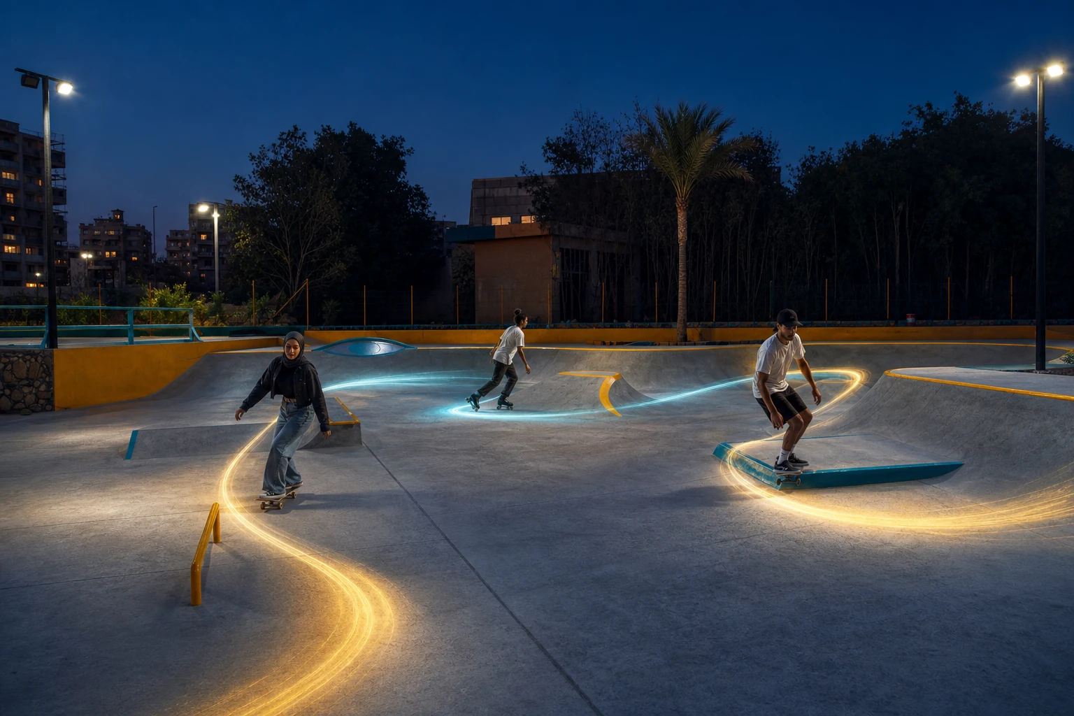 The real Egy Skatepark in 6th of October, Giza